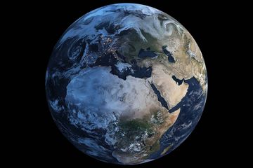 Satellitenbild der Erde
