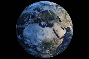 Satellitenbild der Erde