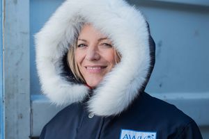 Portrait von Prof. Dr. Antje Boetius in Winterjacke mit Kapuze.